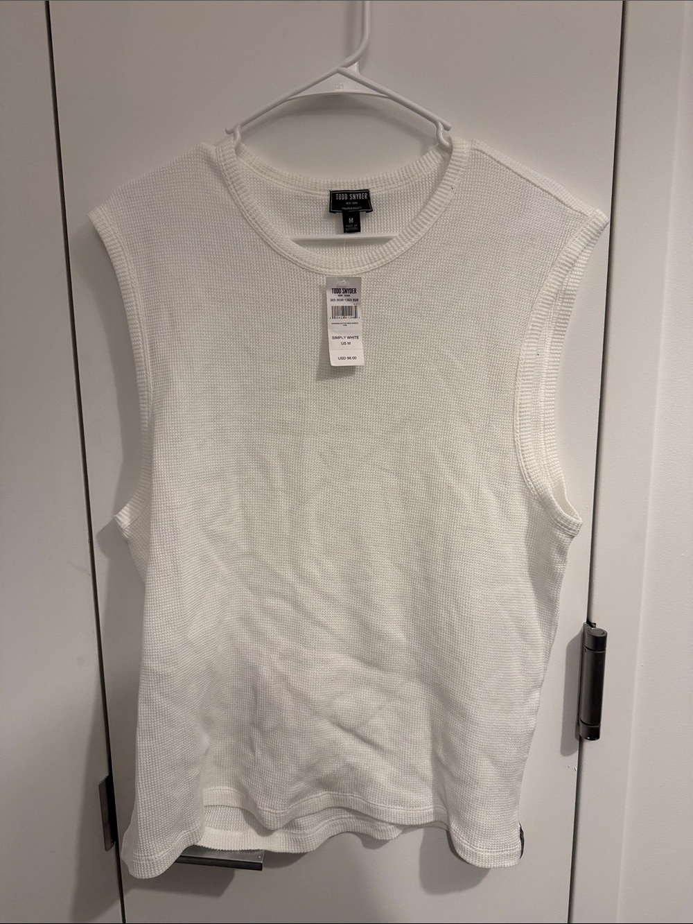 Todd Snyder Cotton Mesh Muscle Tank t shirt